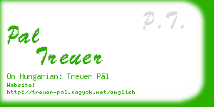 pal treuer business card